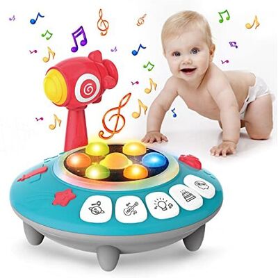 Gogerstar Baby Toys for 1 Year Old Toddlers, Piano Play, Rhythm Master, Whack a Mole, Musi Gogerstar Baby Toys for 1 Year Old Toddlers, Piano Play, Rhythm Master, Whack a Mole, Musi
