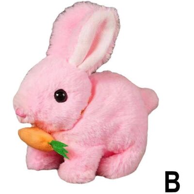 Unbranded (Pink) Bunny Toys Educational Interactive Toys Can Walk and Talk,Easter Plush St Unbranded (Pink) Bunny Toys Educational Interactive Toys Can Walk and Talk,Easter Plush St