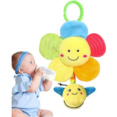 Unbranded (A) Cartoon Animal Carseat Toys Soft Hangable Sensory Learning Stroller Toy Unbranded (A) Cartoon Animal Carseat Toys Soft Hangable Sensory Learning Stroller Toy