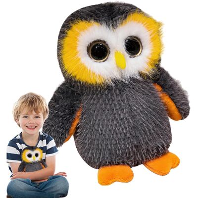 Unbranded (20cm, D) Owl Stuffed Animal,Cute Big-Eyed Stuffed Owl Stuffed Animal - Comforta Unbranded (20cm, D) Owl Stuffed Animal,Cute Big-Eyed Stuffed Owl Stuffed Animal - Comforta