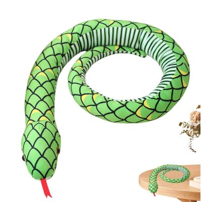 Unbranded Stuffed Snake Plush Toy, Stuffed Animal Plushies Toy Pillow, 62.9Inch Soft Prank Unbranded Stuffed Snake Plush Toy, Stuffed Animal Plushies Toy Pillow, 62.9Inch Soft Prank