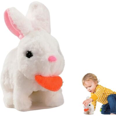 Unbranded (White) Easter Bunny Toys, Colorful Stuffed Toys, Adorable Easter Talking Animal Unbranded (White) Easter Bunny Toys, Colorful Stuffed Toys, Adorable Easter Talking Animal