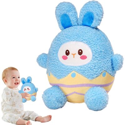 Unbranded (Blue) Stuffed Rabbit Plush,Cute Dolls Eggshell Bunny Plush Toys - Easter Decora Unbranded (Blue) Stuffed Rabbit Plush,Cute Dolls Eggshell Bunny Plush Toys - Easter Decora