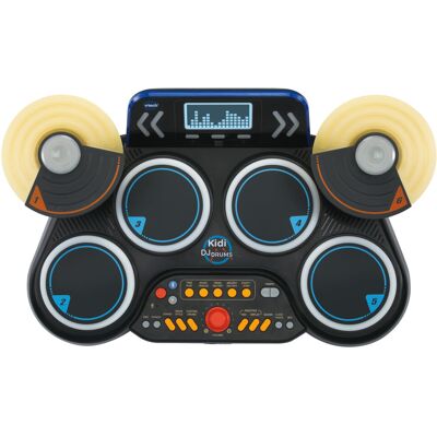 VTech Kidi DJ Drums, Light-up Electronic Drum Kit for Kids, with 4 Drums, 2 Cymb VTech Kidi DJ Drums, Light-up Electronic Drum Kit for Kids, with 4 Drums, 2 Cymb