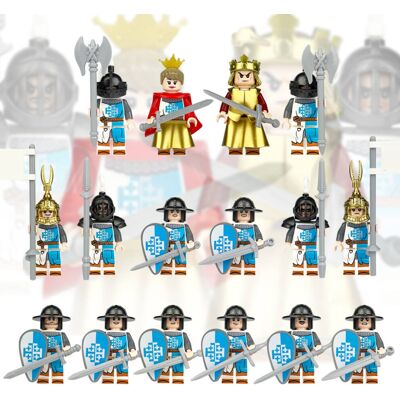 Bonxaif (16PCS Medieval Knights - B) Medieval Knights Military dragon soldiers building Bonxaif (16PCS Medieval Knights - B) Medieval Knights Military dragon soldiers building