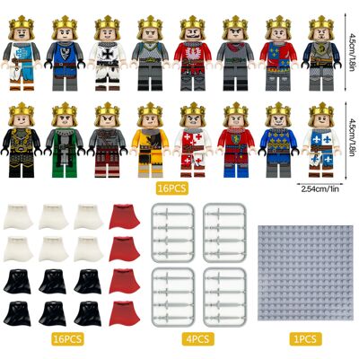 Bonxaif (16PCS Medieval Knights - G) Medieval Knights Military dragon soldiers building Bonxaif (16PCS Medieval Knights - G) Medieval Knights Military dragon soldiers building