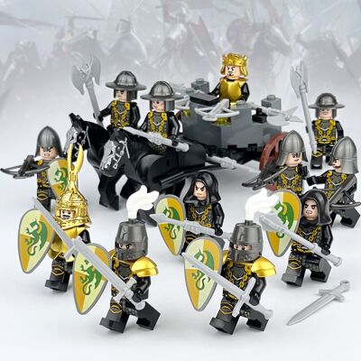 Bonxaif (16PCS Medieval Knights - H) Medieval Knights Military dragon soldiers building Bonxaif (16PCS Medieval Knights - H) Medieval Knights Military dragon soldiers building