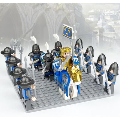 Bonxaif (12PCS Medieval Knights - 5) Medieval Knights Military dragon soldiers building Bonxaif (12PCS Medieval Knights - 5) Medieval Knights Military dragon soldiers building
