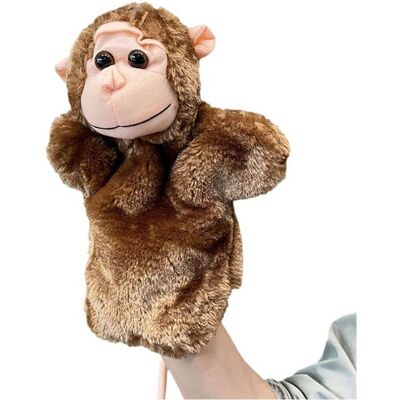 Unbranded (Dad Monkey) Stuffed Monkey Animal Hand Puppet For Kids Role Playing And Games S Unbranded (Dad Monkey) Stuffed Monkey Animal Hand Puppet For Kids Role Playing And Games S