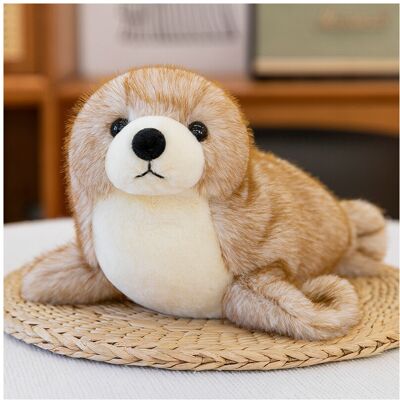 Unbranded (Brown) Realistic Sea Lion Stuffed Animal Plush Toy Super Soft Short Plush Marin Unbranded (Brown) Realistic Sea Lion Stuffed Animal Plush Toy Super Soft Short Plush Marin