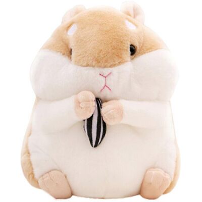 Kricely (Brown, One size) Hamster Stuffed Doll Simulation Plush Toy Cartoon Adorable Toy Kricely (Brown, One size) Hamster Stuffed Doll Simulation Plush Toy Cartoon Adorable Toy