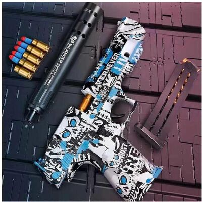 Unbranded (Blue) Toy Guns Ball Blaster With Soft Bullets Toys Foam Blaster Shooting Games Unbranded (Blue) Toy Guns Ball Blaster With Soft Bullets Toys Foam Blaster Shooting Games
