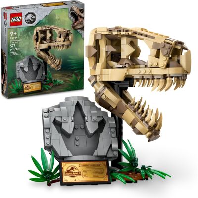 Lego Jurassic World Dinosaur Fossils: T. rex Skull, Dino Toy for Boys and Girls, Lego Jurassic World Dinosaur Fossils: T. rex Skull, Dino Toy for Boys and Girls,