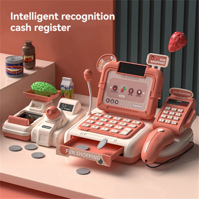 sin marca Kids Cash Register Pretend Cash Register Pretend Play Calculating,A sin marca Kids Cash Register Pretend Cash Register Pretend Play Calculating,A