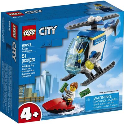 Lego City Police Helicopter Building Kit; Cool Police Helicopter Toy 60275, New Lego City Police Helicopter Building Kit; Cool Police Helicopter Toy 60275, New