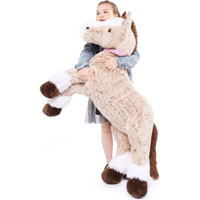 Unbranded (Brown) HkeDes 47'' Giant Horse Stuffed Animal Horse Plush Toy for Girlfriend Wo Unbranded (Brown) HkeDes 47'' Giant Horse Stuffed Animal Horse Plush Toy for Girlfriend Wo