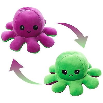 Kikidex (Red Black, 20cm) 20cm 30cm 40cm Giant Reversible Octopus Stuffed Animal Reversi Kikidex (Red Black, 20cm) 20cm 30cm 40cm Giant Reversible Octopus Stuffed Animal Reversi