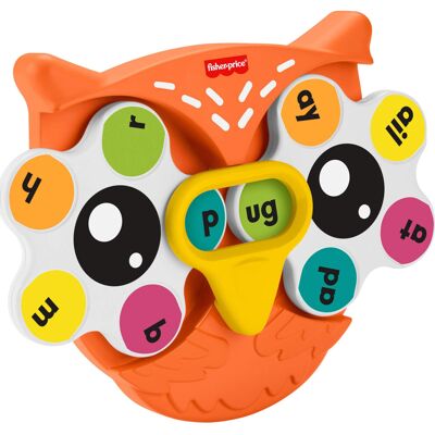 Fisher-Price Preschool Learning Toy Spin n Rhyme Fidget Spinner Owl-Themed Earl Fisher-Price Preschool Learning Toy Spin n Rhyme Fidget Spinner Owl-Themed Earl