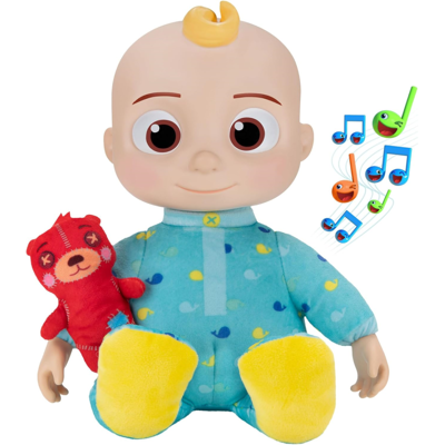 Cocomelon Musical Bedtime JJ Plush Doll with Sound and Soft Body Cocomelon Musical Bedtime JJ Plush Doll with Sound and Soft Body