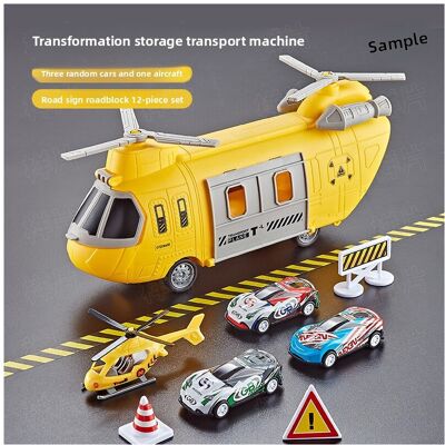 Unbranded (Yellow) Transport Ejector Inertia Airplane And Helicopter Toy Set For Playroom Unbranded (Yellow) Transport Ejector Inertia Airplane And Helicopter Toy Set For Playroom