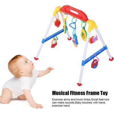 Unbranded Musical Fitness Frame Toy Multi-Functional Kids, Plastic, Above 3 Months Unbranded Musical Fitness Frame Toy Multi-Functional Kids, Plastic, Above 3 Months