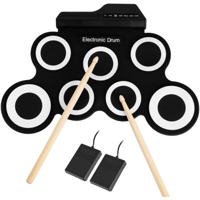 Gr8 Home Electronic 7 Pad Drum Kit Mat Set Roll Up Digital Kids Toy Instrument Gr8 Home Electronic 7 Pad Drum Kit Mat Set Roll Up Digital Kids Toy Instrument