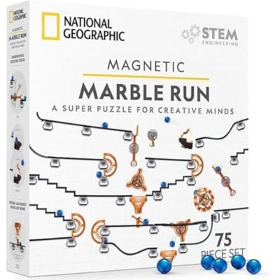National Geographic Magnetic Marble Run - Super Fun Engineering and Construction National Geographic Magnetic Marble Run - Super Fun Engineering and Construction