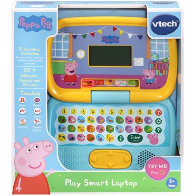 VTech Peppa Pig: Play Smart Laptop Interactive Learning Laptop for Kids with L VTech Peppa Pig: Play Smart Laptop Interactive Learning Laptop for Kids with L