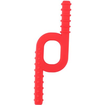 Unbranded Sensory Chew Toy P Shape Silicone Teething Stick for Autistic Children Unbranded Sensory Chew Toy P Shape Silicone Teething Stick for Autistic Children