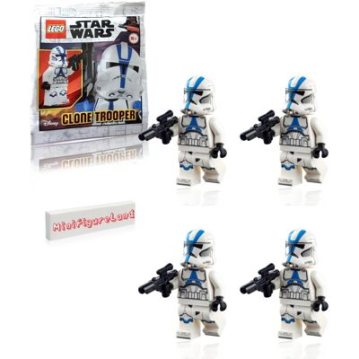 Lego Star Wars The Clone Wars Minifigure - 501st Legion Clone Trooper with Blast Lego Star Wars The Clone Wars Minifigure - 501st Legion Clone Trooper with Blast