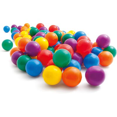 Intex - Fun Ballz - Multicolor - 100 pcs - Toy Ball Set Intex - Fun Ballz - Multicolor - 100 pcs - Toy Ball Set