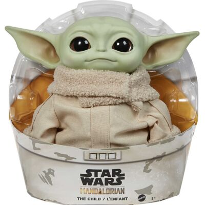 Mattel Star Wars The Child Plush Toy - 11-inch Baby Yoda Soft Figure from The Mandalori Mattel Star Wars The Child Plush Toy - 11-inch Baby Yoda Soft Figure from The Mandalori