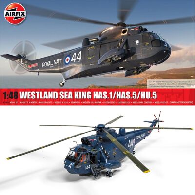 Airfix A11006 New Tool-Westland Sea King HAS.1/HAS.2/HAS.5/HU.5 Military Aircraft Model Airfix A11006 New Tool-Westland Sea King HAS.1/HAS.2/HAS.5/HU.5 Military Aircraft Model