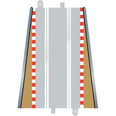HORNBY Scalextric Track Lead-Out Borders - 2 pcs HORNBY Scalextric Track Lead-Out Borders - 2 pcs