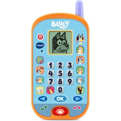 VTech Bluey Ring Ring Learning Phone, Official Bluey Toy, Interactive Role Play VTech Bluey Ring Ring Learning Phone, Official Bluey Toy, Interactive Role Play