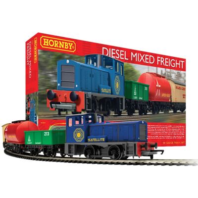 Hornby R1292M Diesel Mixed Freight Train Set Hornby R1292M Diesel Mixed Freight Train Set