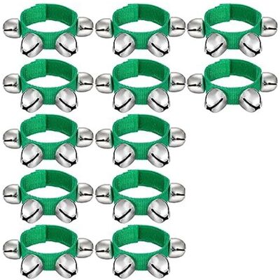 Unbranded 12 Pcs Wrist Band Bells Bracelets Jingle Bells Musical Ankle Bells Rhythm Instru Unbranded 12 Pcs Wrist Band Bells Bracelets Jingle Bells Musical Ankle Bells Rhythm Instru