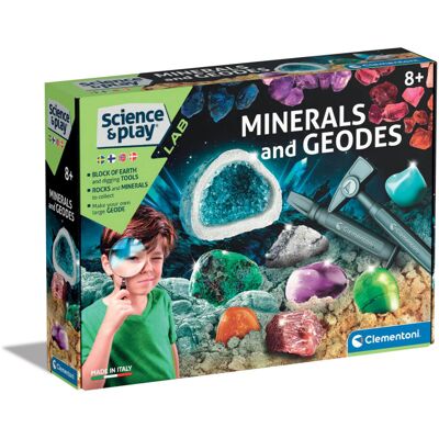 Clementoni Minerals and Geodes - Science Set for Kids Clementoni Minerals and Geodes - Science Set for Kids