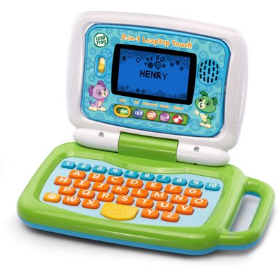 LeapFrog 2 in 1 LeapTop Touch Laptop, Green, Learning Tablet for Kids with 10 Mo LeapFrog 2 in 1 LeapTop Touch Laptop, Green, Learning Tablet for Kids with 10 Mo