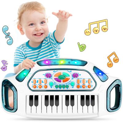 m zimoon Kids Piano Keyboard, 24 Keys Multifunctional Toddlers Musical Toy Instr m zimoon Kids Piano Keyboard, 24 Keys Multifunctional Toddlers Musical Toy Instr