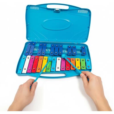 Unbranded Xylophone for Kids and Beginners 25 Note Rainbow Keys with Case Two Octave Range Unbranded Xylophone for Kids and Beginners 25 Note Rainbow Keys with Case Two Octave Range