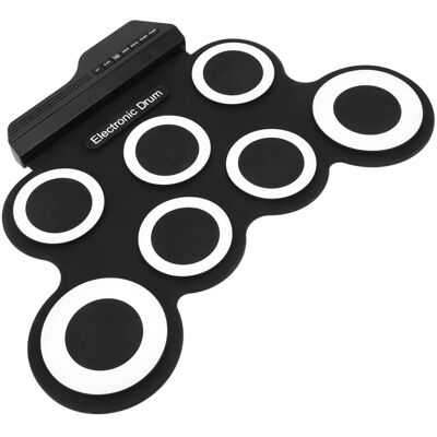 Unbranded Electronic Drum Pad with Builtin Speaker, Roll Up Portable Drum Kit for Kids and Unbranded Electronic Drum Pad with Builtin Speaker, Roll Up Portable Drum Kit for Kids and