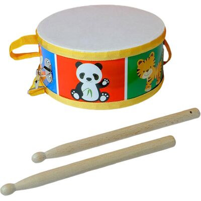 Unbranded Kids Snare Drum with Durable Wooden Construction, Child‑Friendly Sticks and Adju Unbranded Kids Snare Drum with Durable Wooden Construction, Child‑Friendly Sticks and Adju