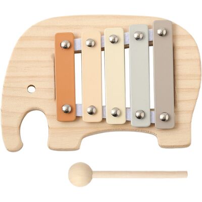 Unbranded Wooden Xylophone for Kids 5 Note Toddler Percussion Instrument with Mallet Eleph Unbranded Wooden Xylophone for Kids 5 Note Toddler Percussion Instrument with Mallet Eleph
