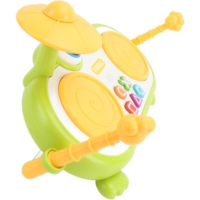 Unbranded Kids Toy Drum Set ABS Musical Instrument with Drumsticks—Educational Toddler Toy Unbranded Kids Toy Drum Set ABS Musical Instrument with Drumsticks—Educational Toddler Toy