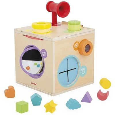Janod Sensory Box - Sensory Development Toy for 18m+ - FSC Wood Janod Sensory Box - Sensory Development Toy for 18m+ - FSC Wood
