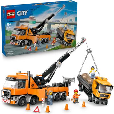 Lego City Heavy-Duty Recovery Tow Truck With Crane Toy Construction Kit 60467 Bu Lego City Heavy-Duty Recovery Tow Truck With Crane Toy Construction Kit 60467 Bu