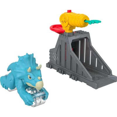 Fisher-Price Imaginext Jurassic World Launcher Set with 4.25-inch Chomping Toy T Fisher-Price Imaginext Jurassic World Launcher Set with 4.25-inch Chomping Toy T