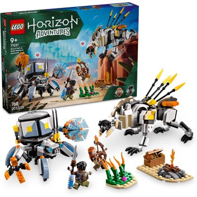 Lego Horizon Adventures Aloy & Varl vs. Shell-Walker & Sawtooth Kids Toy - Build Lego Horizon Adventures Aloy & Varl vs. Shell-Walker & Sawtooth Kids Toy - Build