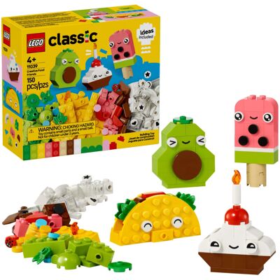 Lego Classic Creative Food Friends Building Toy Set - Pretend Play Food for Kids Lego Classic Creative Food Friends Building Toy Set - Pretend Play Food for Kids